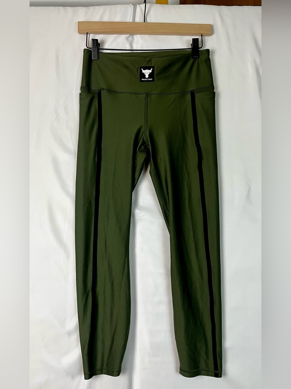 Under Armour Project Rock Green Women's M activewear performance leggings